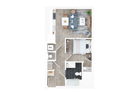 1 BED 1 BATH M at Jayde Parkside Apartments, Washington 20019